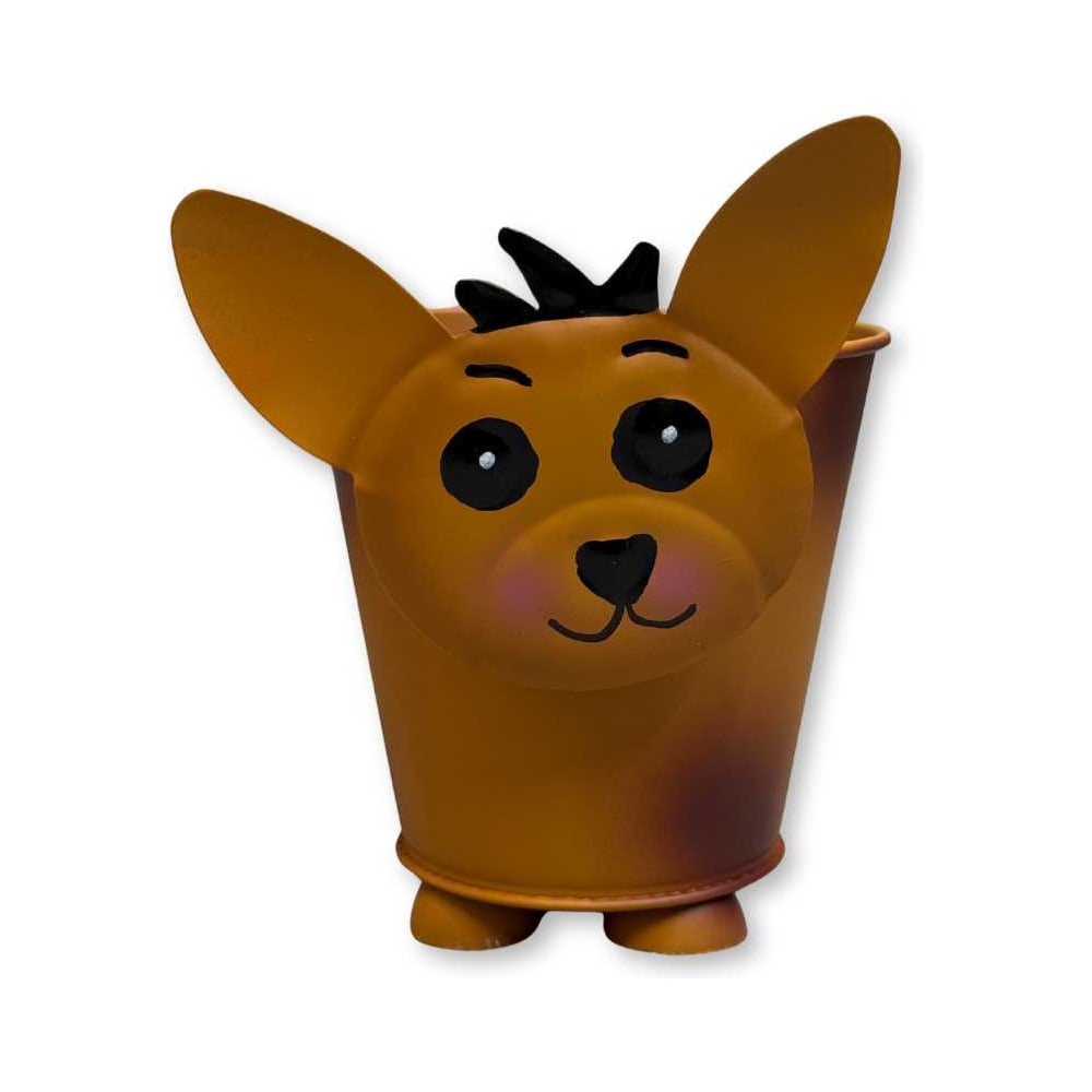 Изображение товара Кашпо KlestO Медведь ZQ02605 металлическое для растений и цветов