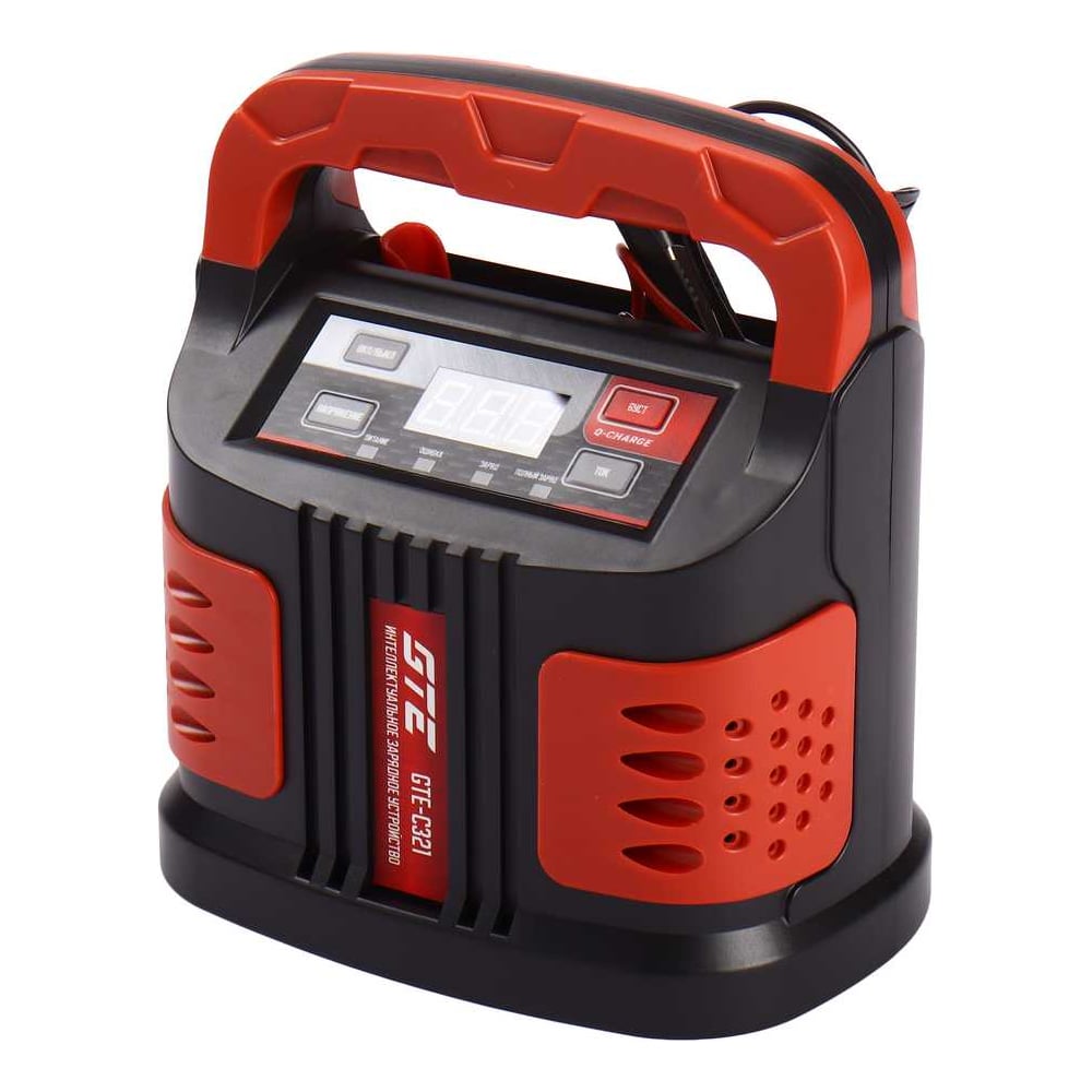 Изображение товара Профессиональное зарядное устройство GTE C321 6В/12А цифровой дисплей