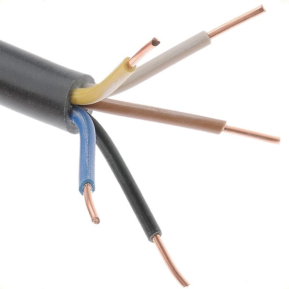 Изображение товара Электрокабель ВВГнг(А)-LS 5х1,5 бухта 200м черный ГОСТ