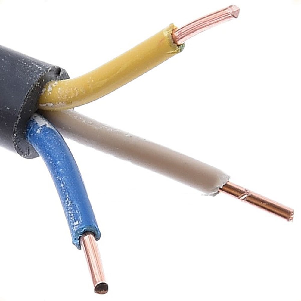 Изображение товара Электрокабель MW ВВГнг(А)-LS (зап) /ГОСТ 3х2,5 бухта 100м черный 3х2,5 Ч-0,1