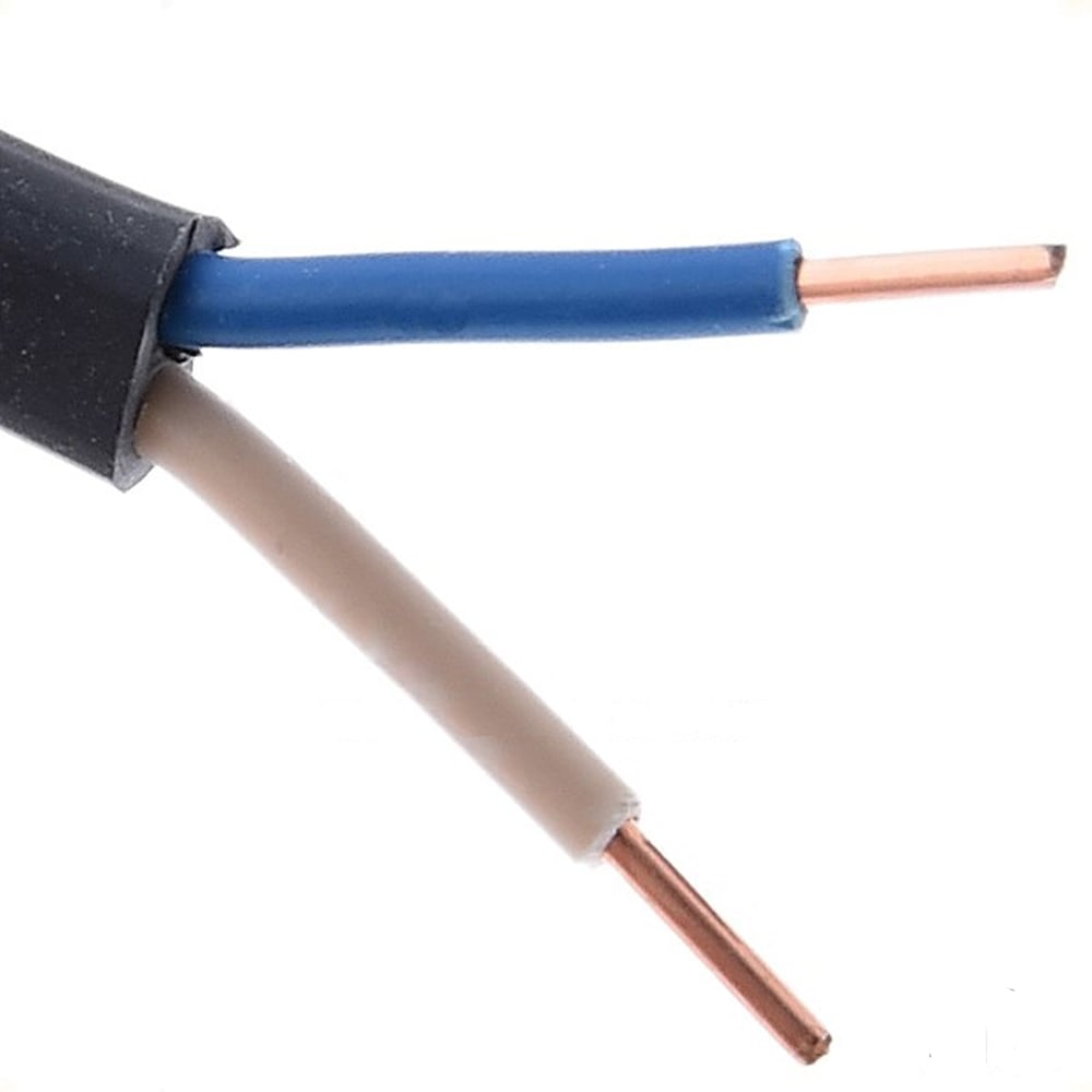 Изображение товара Электрокабель MW ВВГ-Пнг(А)-LS (зап) /ГОСТ 2х2,5 бухта 100м черный 2х2,5 Ч-0,1