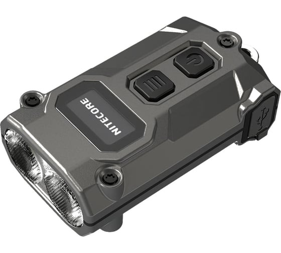 Изображение товара Наключный фонарь NITECORE TINI3 GREY MCT/UHE, 600 Люмен, 90 м, 85 ч, 330 мАч, USB-C 2543