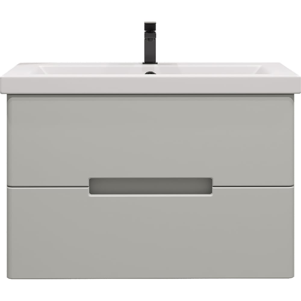 Изображение товара Комплект Ruvann Кани Грей 70 подвесной шкаф с системой хранения и 2 ящиками