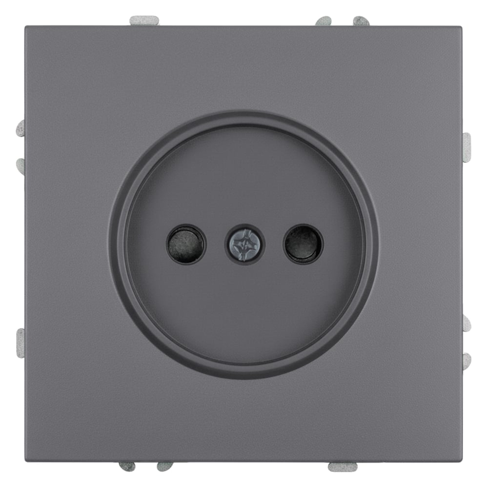 Изображение товара Розетка 1-местная механическая серия Эмили с защитными шторками 250В 16А STEKKER