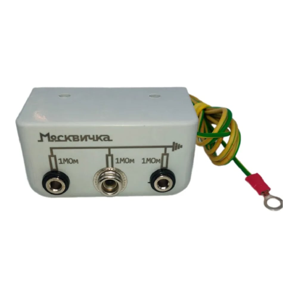 Изображение товара Соединительная колодка НПО ДиОД 1 кнопка 10 мм, 2 разъема под штекер 4 мм, Россия