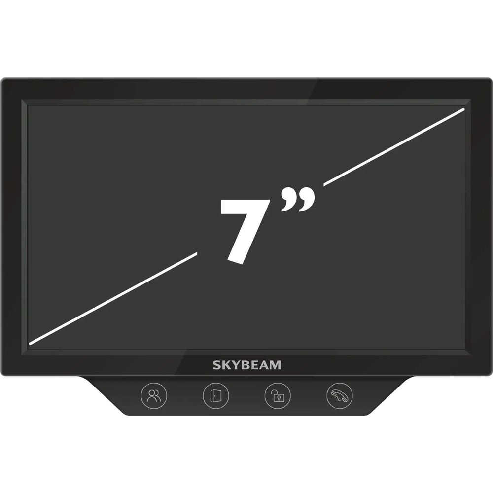 Изображение товара SkyBeam 7 видеодомофон с сенсором, 7\", черный