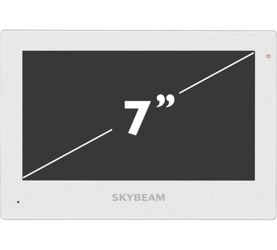 Изображение товара Монитор видеодомофона SkyBeam с сенсорным экраном и WI FI, 7, белый 95703HPWH