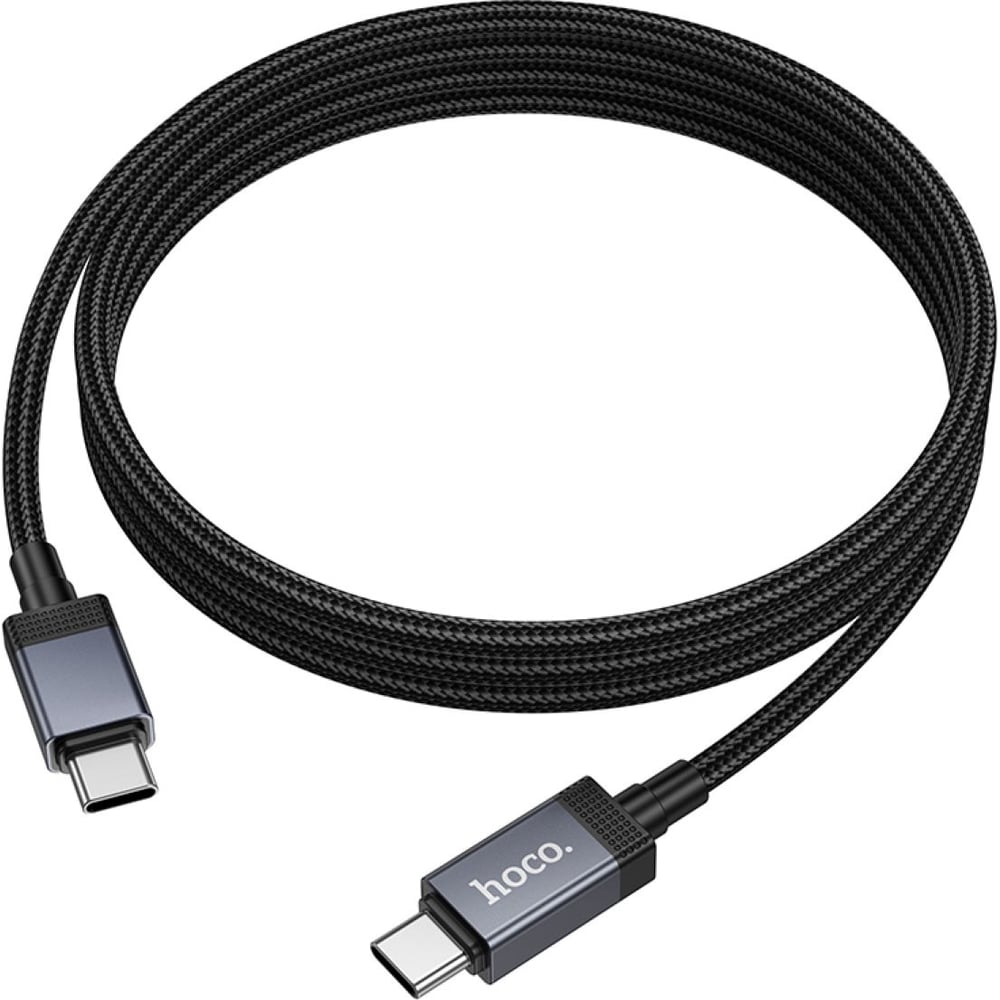 Изображение товара Кабель Hoco USB2.0 Type-C с дисплеем 1м 60Вт черный