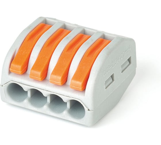 Изображение товара Соединительная клемма HLT СК-414 (0.1-2.5 (4.0)мм) (10шт./уп.) 081-19-035