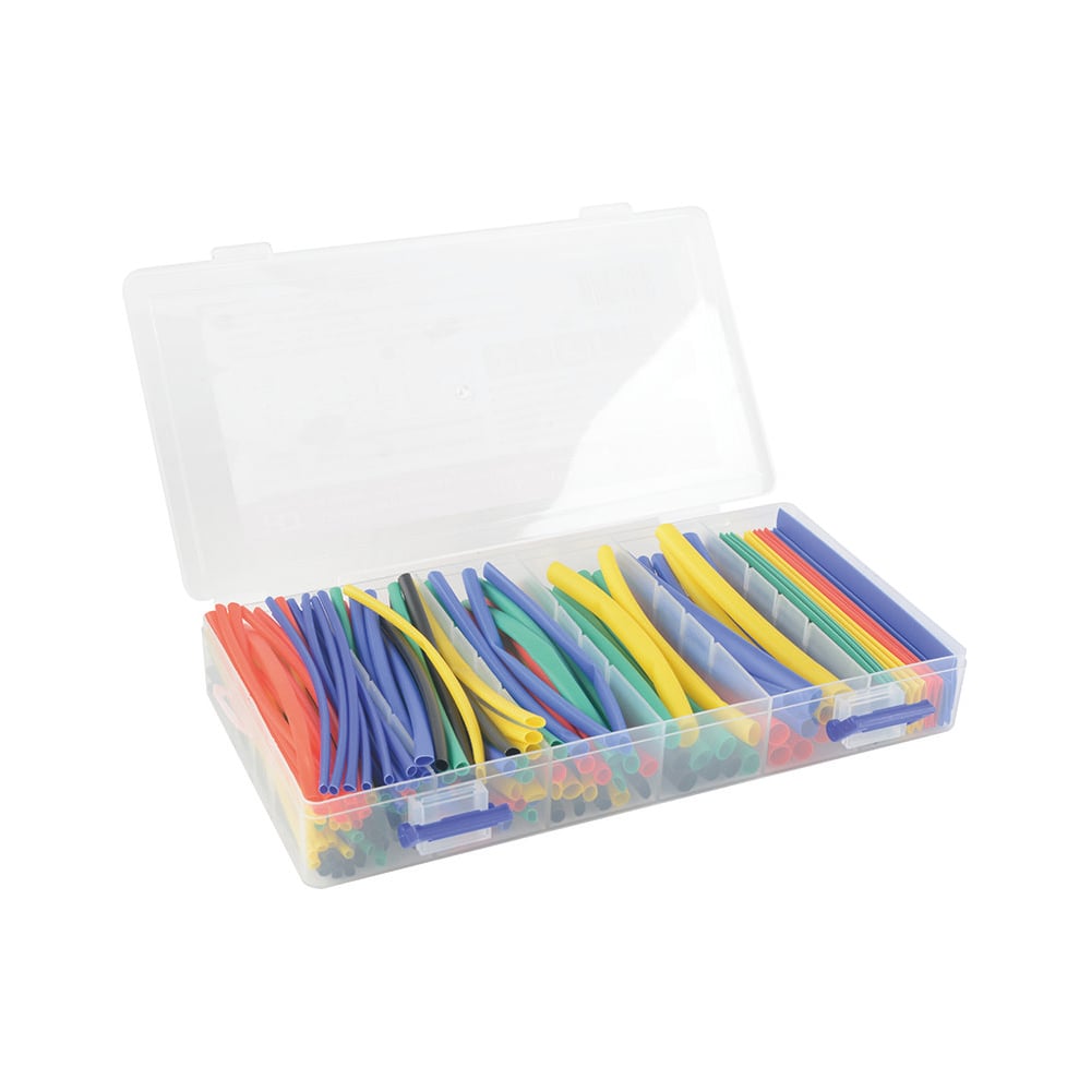 Изображение товара Термоусаживаемая трубка HLT ТТУ №2-2 2:1 набор 135 шт 5 цветов