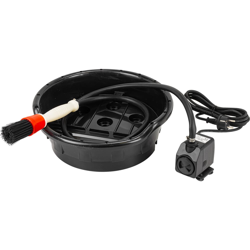 Изображение товара Пластмассовый таз Forsage 20л с насосом для мойки деталей полупрофессиональный