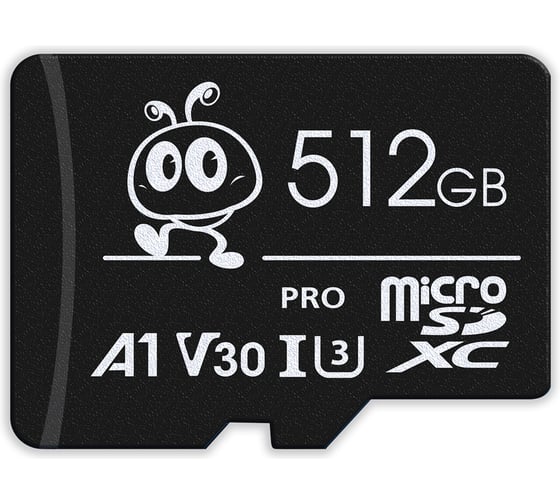 Изображение товара Карта памяти SMARTBUY micro SDXC 512GB Pro Class 10/U3; R/W:90/70 MB/s (с адаптером SD) SB512GBSDCL10U3-01