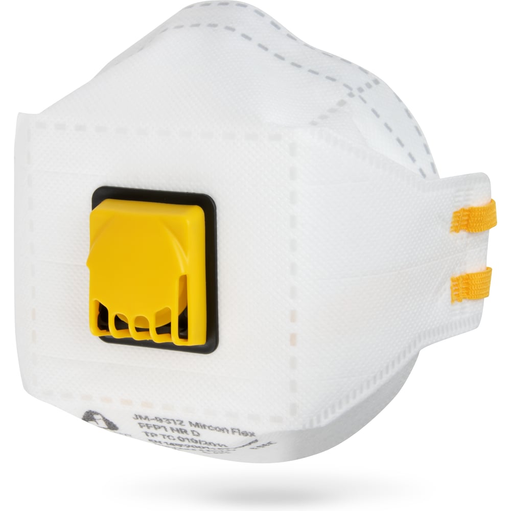 Изображение товара Респиратор Jeta Safety (20 шт) FFP1 NR D, трехпанельный, с клапаном, JM-9312-pack