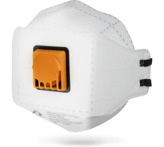 Изображение товара Респиратор Jeta Safety (от пыли и аэрозолей) с клапаном (20 шт) трехпанельный, FFP2 NR D, JM-9322-pack