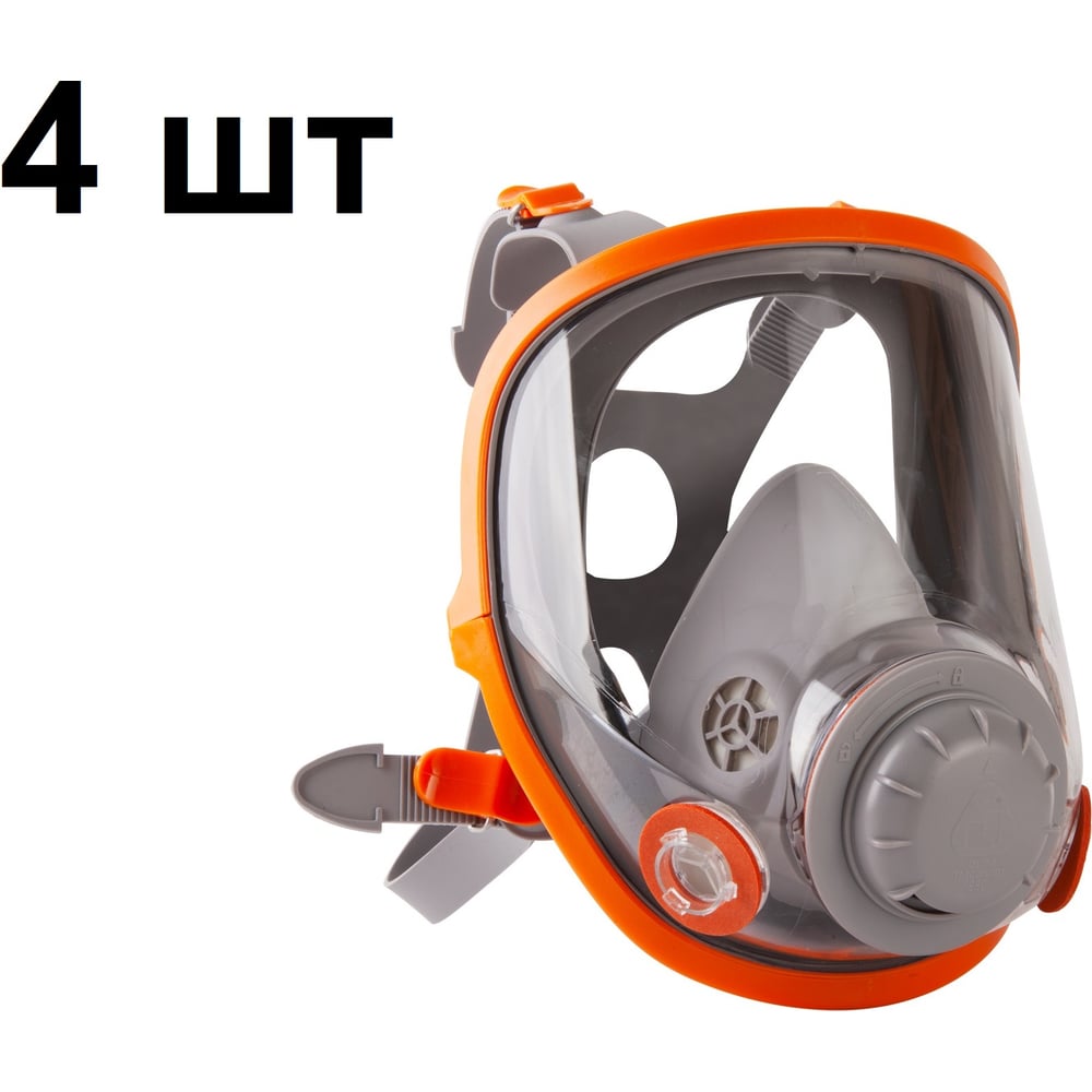 Изображение товара Полнолицевая промышленная маска Jeta Safety 5950-XL, FFP3, комплект 4 шт