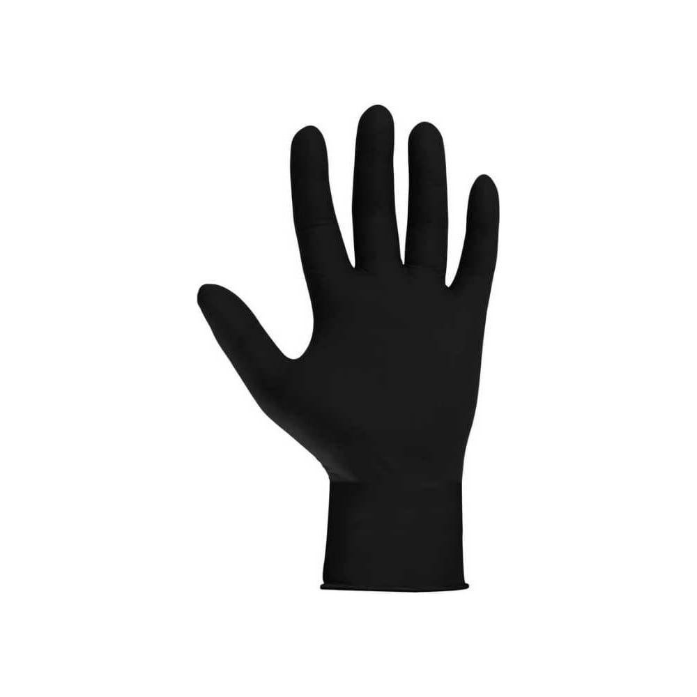 Изображение товара Перчатки нитриловые MASTER 22% OPTISAFE черные размер L 100 шт