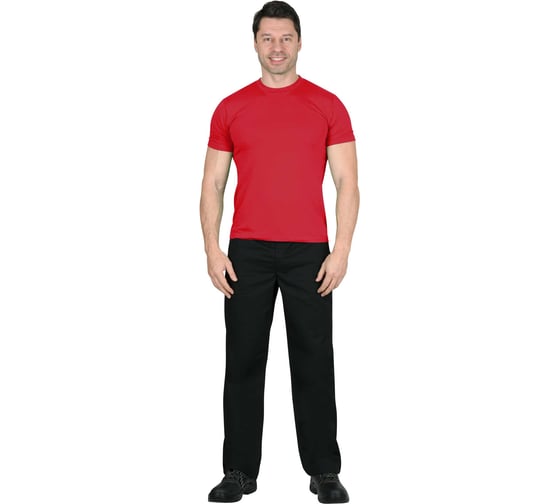 Изображение товара Футболка красная Стандарт 160г/м2 Сириус размер 60-62 150874