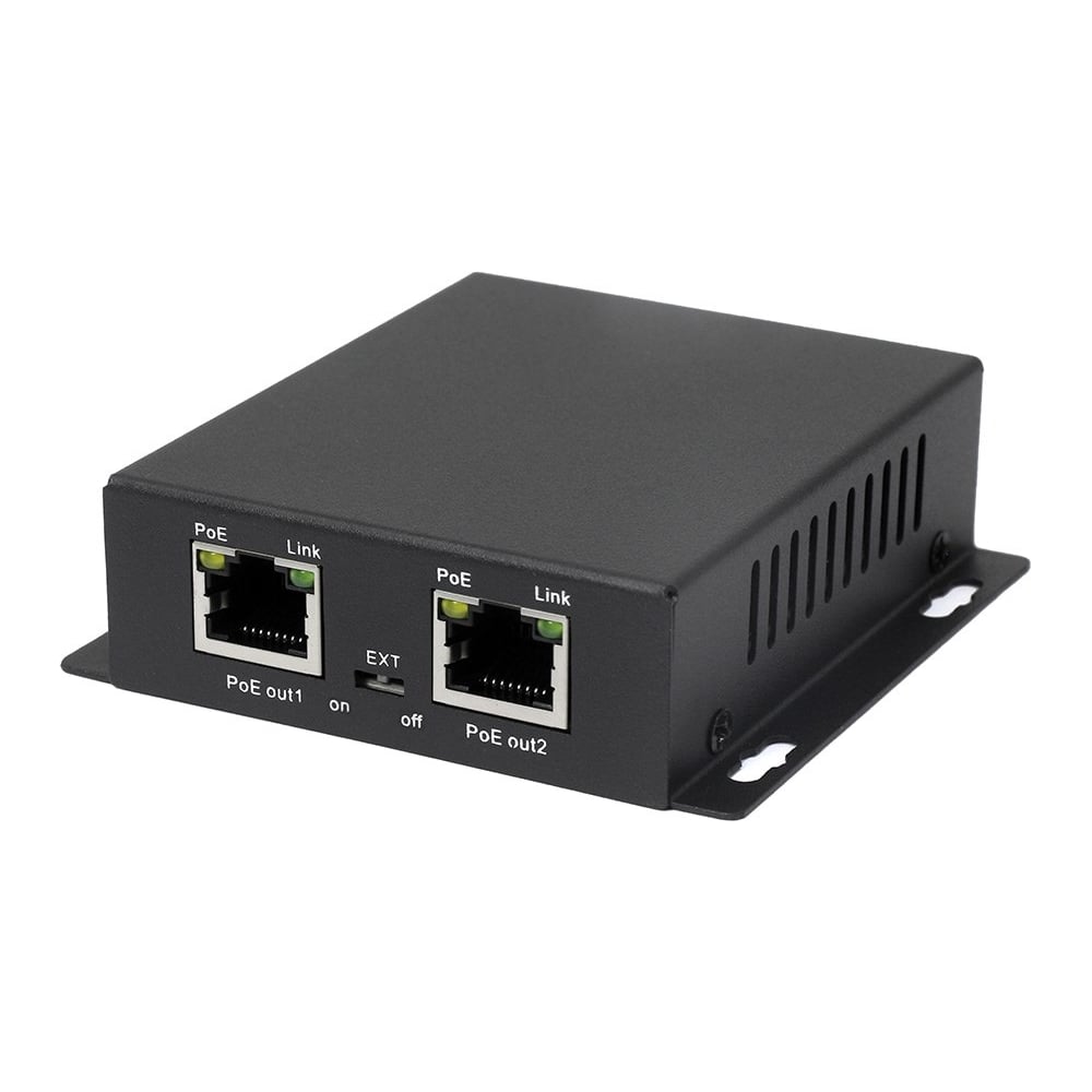 Изображение товара Удлинитель Amatek AN-PEG2 7000966 для Ethernet сети 100м 36-57 В