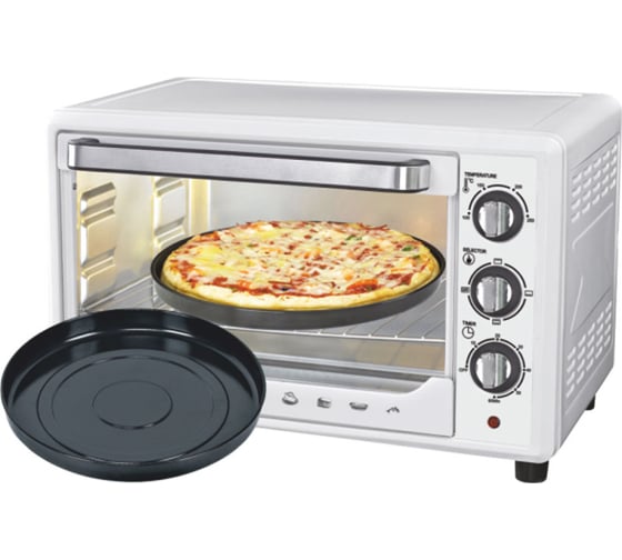 Изображение товара Духовка электро SAKURA SA-7001WP 1600Вт, 35л, таймер, форма для выпечки РТ-00042916