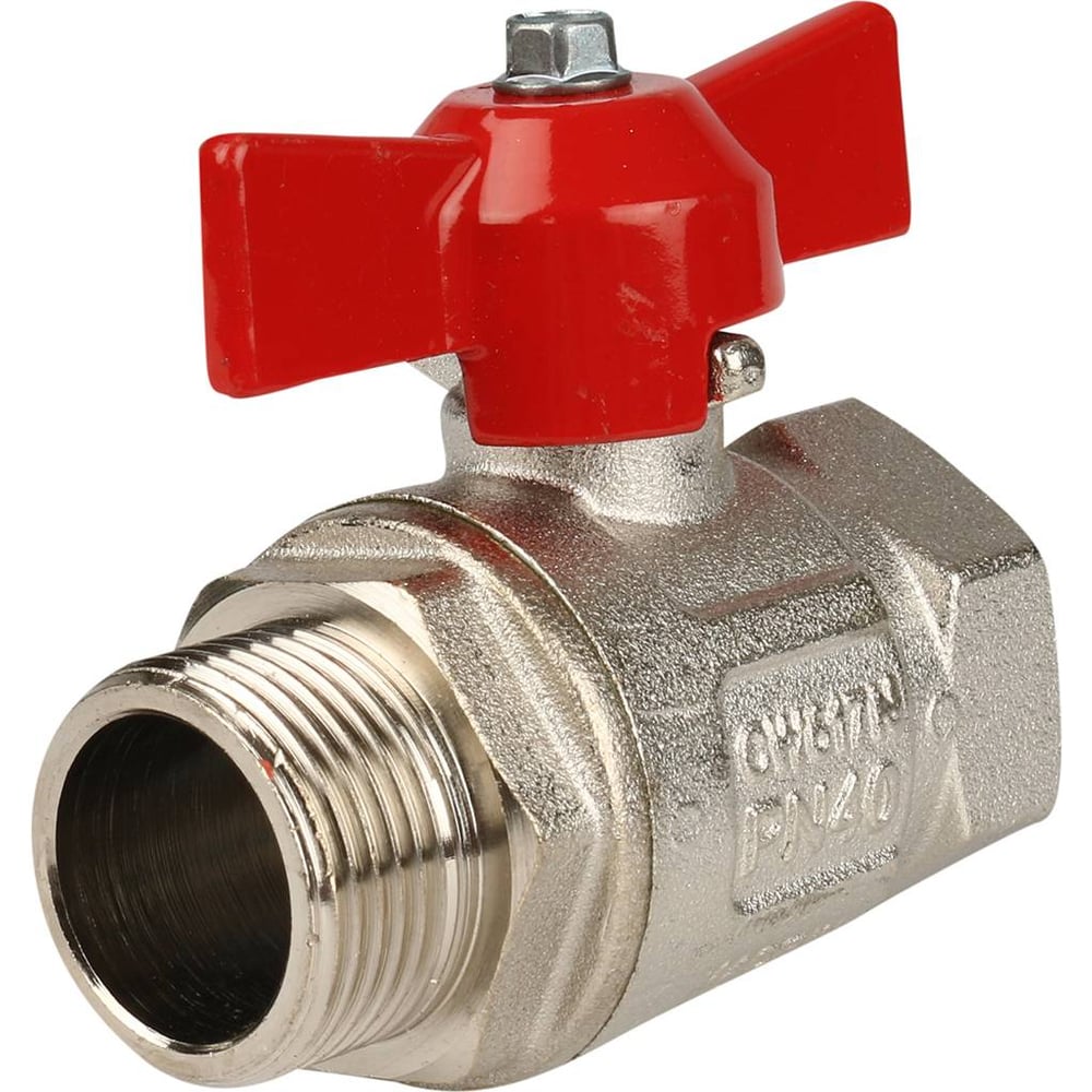 Изображение товара Кран шаровой Itap VIENNA 119 3/4, муфта/резьба, стандартный проход, бабочка RAN30G124A9L12