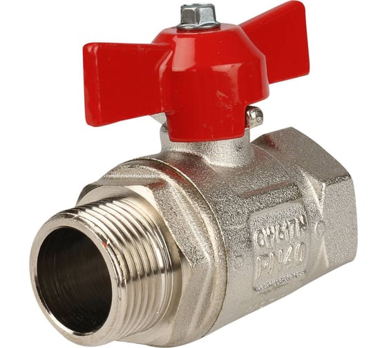 Изображение товара Кран шаровой Itap VIENNA 119 3/4, муфта/резьба, стандартный проход, бабочка RAN30G124A9L12