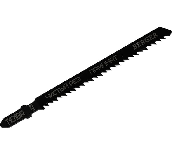 Изображение товара Пилка Berger BG для эл.лоб. дер.и лам-т T101BR, обр.зуб, чист.рез 5 шт, шаг 3.0 мм, 100x75 мм BG1714