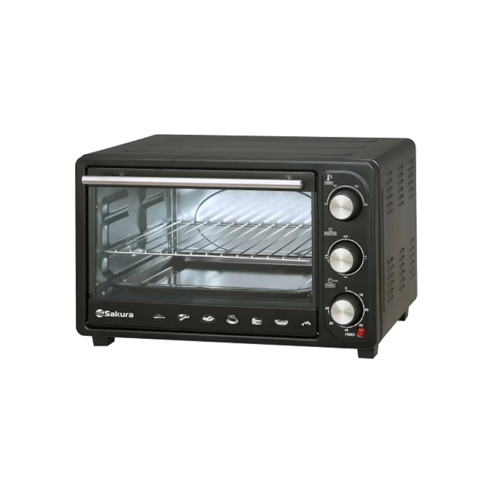 Изображение товара Духовка электро SAKURA SA-7024B 1380Вт, 23л, таймер, черный РТ-00060168