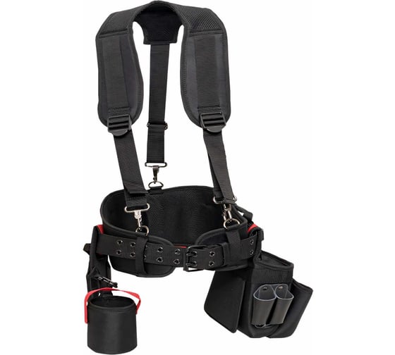 Изображение товара Пояс монтажника EKF с 3 сумками и разгрузочными ремнями C-15