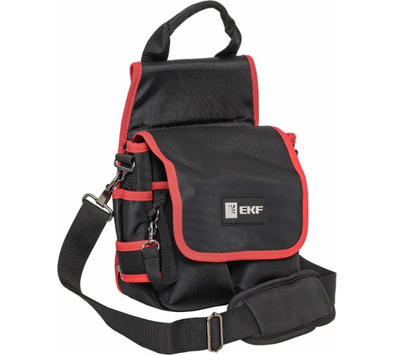 Изображение товара Поясная сумка монтажника EKF с крышкой и ремнем Professional C-14