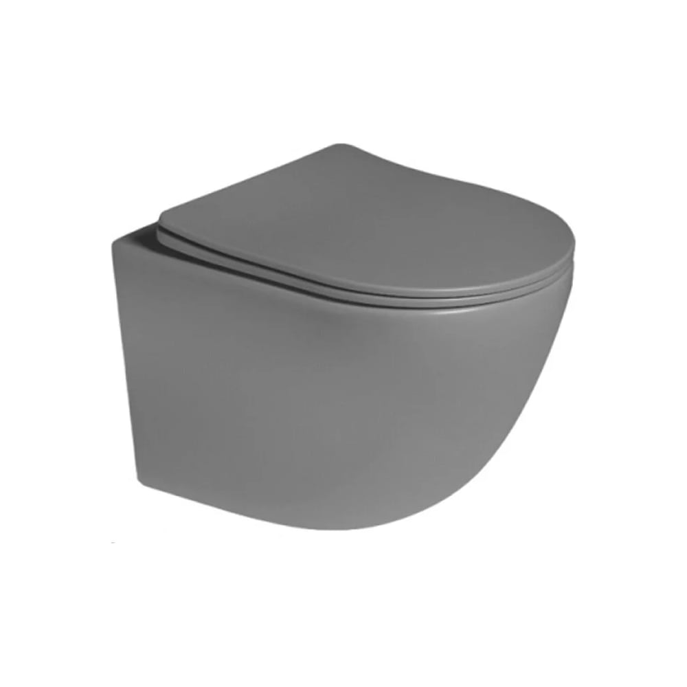 Изображение товара Подвесной унитаз Santi Line безободковый Tornado светло-серый 1 шт