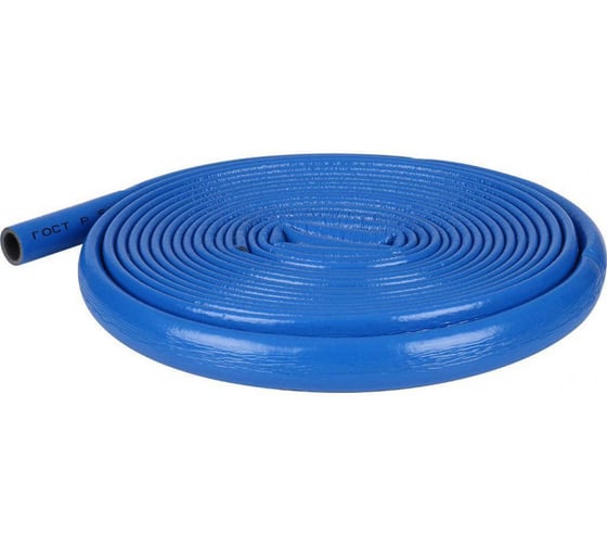 Изображение товара Теплоизоляция для труб НПС Развитие синяя, 22 мм х 4 мм, бухта 10 м.п 29102030