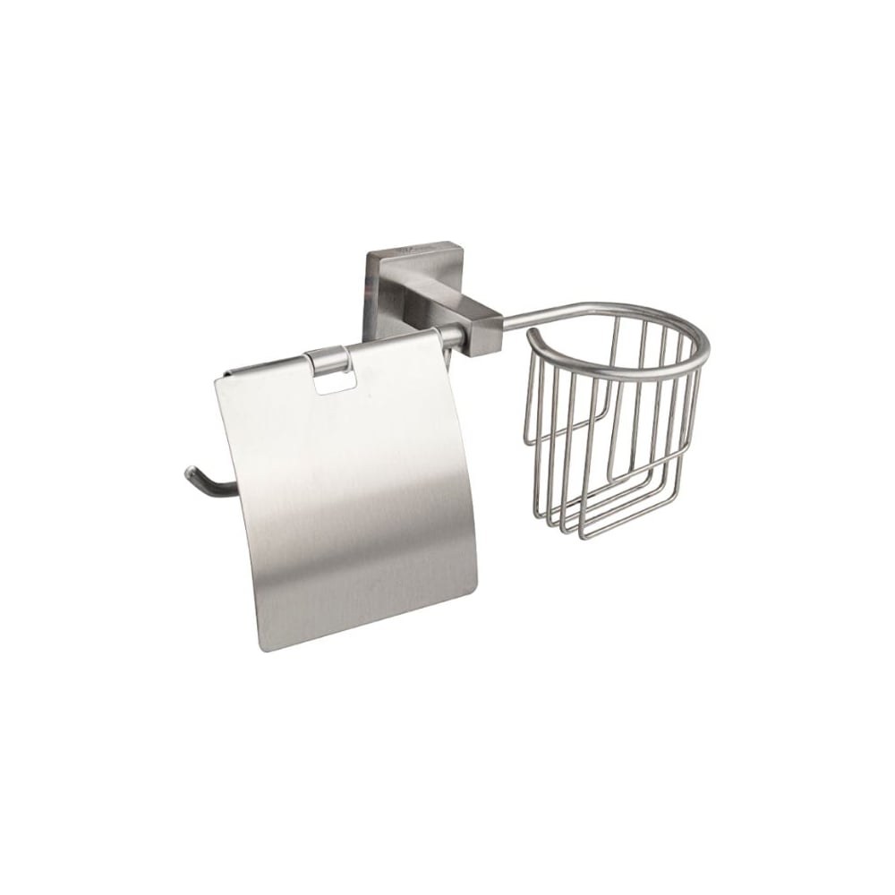 Изображение товара Держатель для туалетной бумаги и освежителя воздуха GFmark из нержавеющей стали