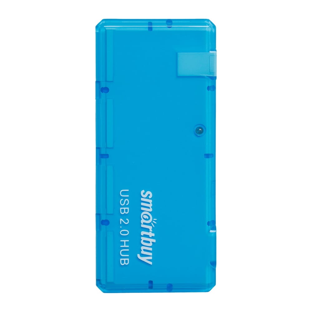 Изображение товара USB-хаб Smartbuy SBHA-6110-B 4 порта голубой для расширения USB устройств