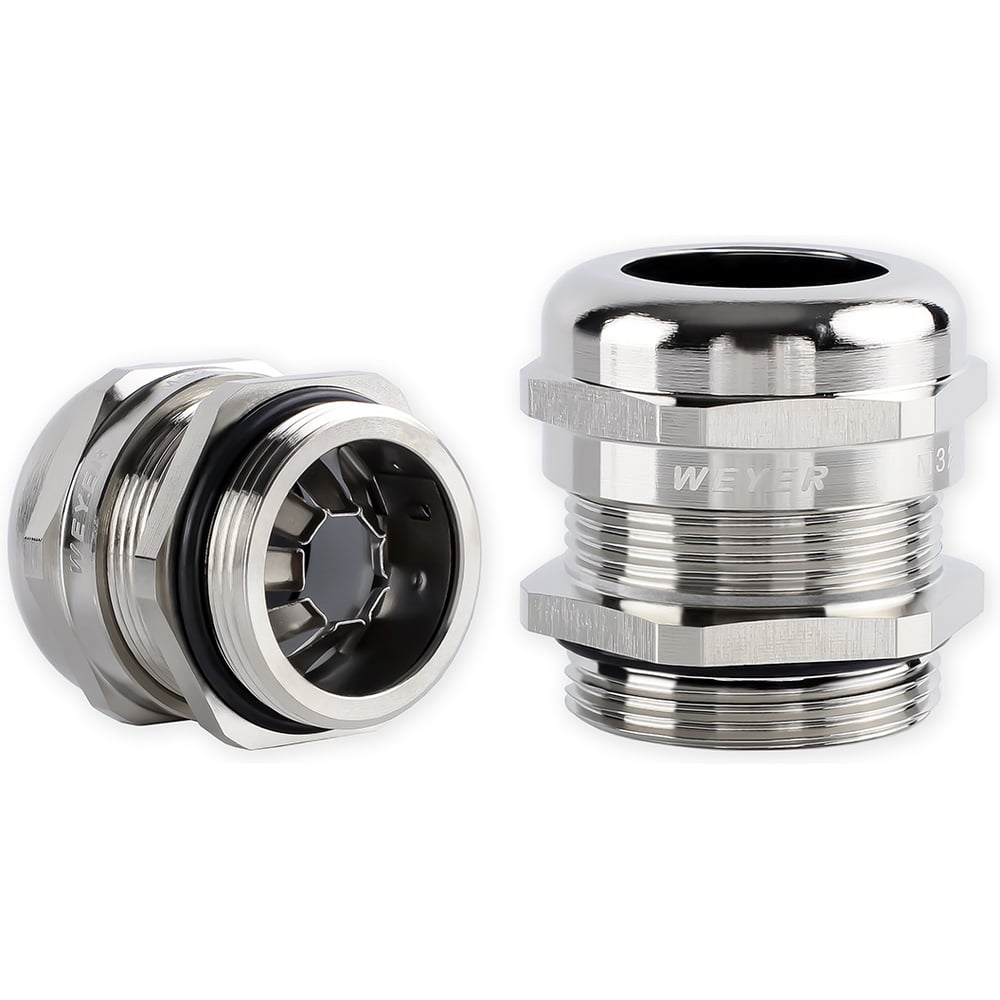 Изображение товара Втулка кабельная WEYER HSM-EMV.SC1-M20 никелированная латунь IP68 для кабелей 9-14 мм