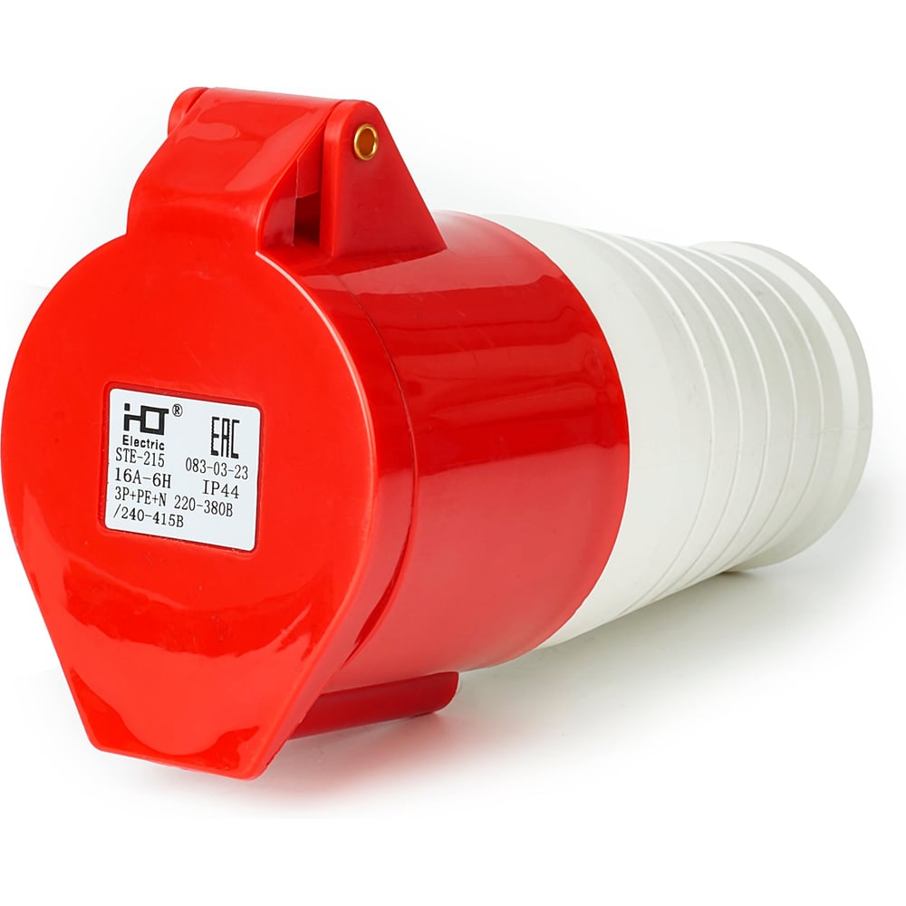 Изображение товара Розетка HLT 215 переносная 3Р+РЕ+N 16А 380В IP44 10шт