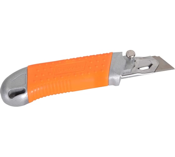 Изображение товара Нож Вихрь с выдвижным лезвием 25 мм, металлический корпус, автоматический фиксатор 73/10/10/7