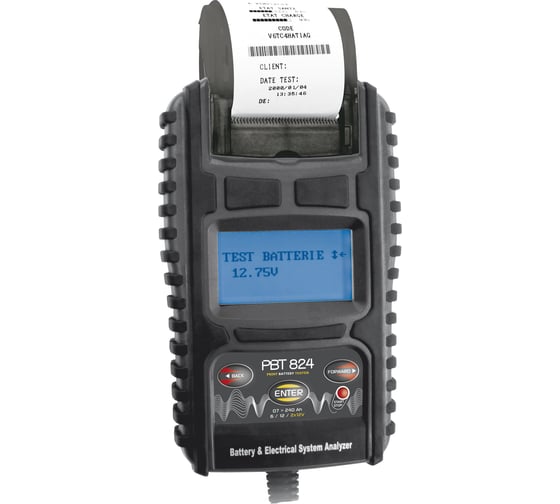 Изображение товара Многофункциональный тестер для АКБ GYS PBT 824 с принтером 025738