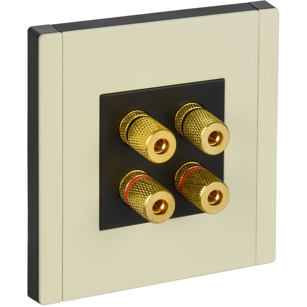 Изображение товара Аудиорозетка 4-местная IEK FORTE&PIANO FP839M слоновая кость