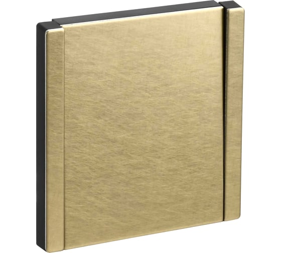 Изображение товара Выключатель 1-клавишный IEK FORTE&PIANO перекрестный 10А FP612M шампань FP-V13-0-10-1-M-K37