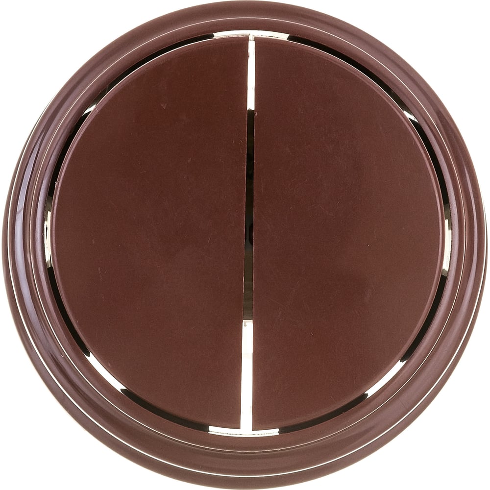 Двухклавишный выключатель BYLECTRICA - А56-2212 коричневый