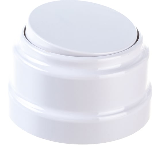 Изображение товара 1-клавишный выключатель Bylectrica А110-2201 10А открытой установки, серия РЕТРО, белый, А110-2201