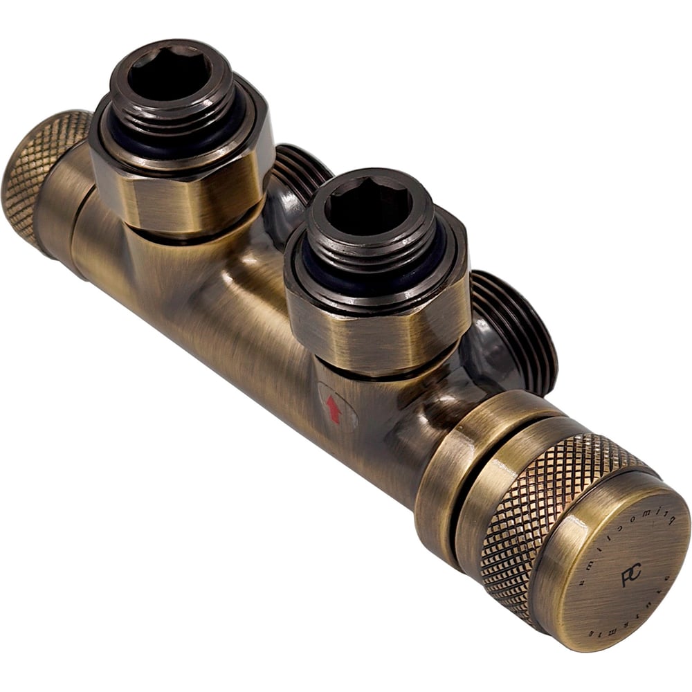 Изображение товара PRIMOCLIMA Узел нижнего подключения Armature Lunar бронзовый 1/2-3/4ЕК