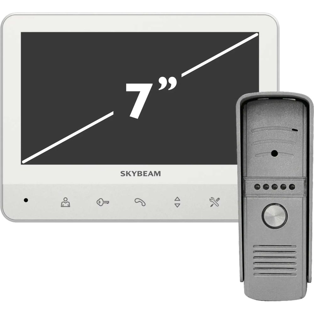 Изображение товара Skybeam RL-B7WH - 7" видеодомофон с сенсорным управлением, белый