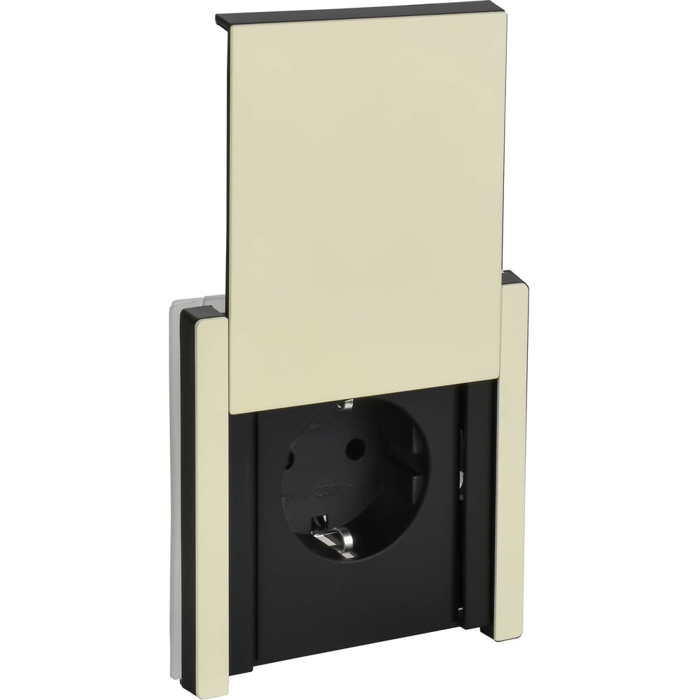 Изображение товара Розетка IEK FORTE&PIANO 16А с заземлением и защитными шторками слоновая кость