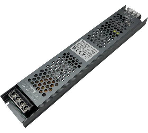 Изображение товара Блок питания для светодиодной ленты truEnergy Premium 48V 300W IP20 алюминий 286x53x23мм 17403