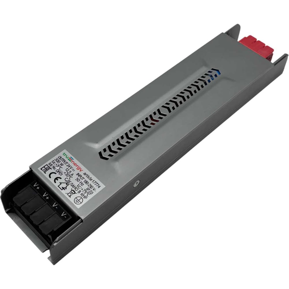 Изображение товара Блок питания для светодиодных лент truEnergy Platina 24V 300W IP20 для внутреннего использования