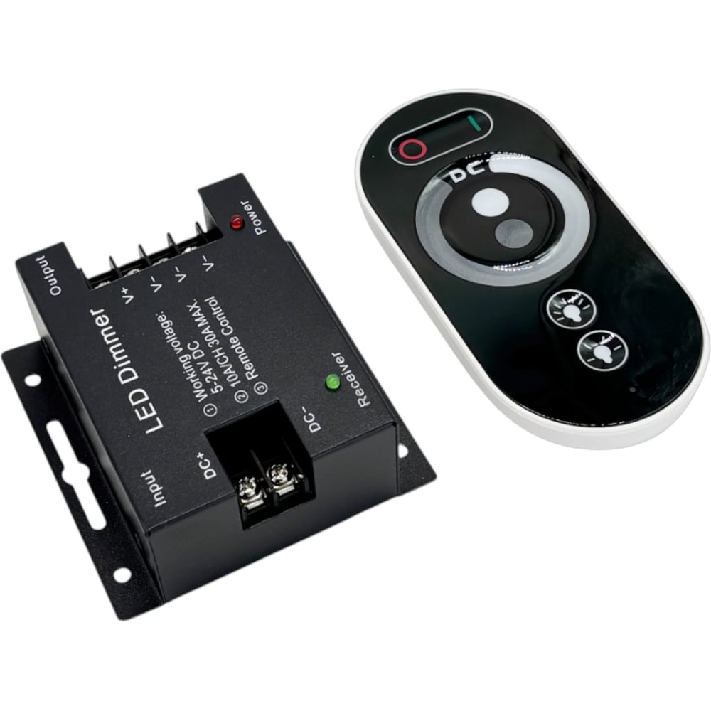 Изображение товара Диммер для одноцветной светодиодной ленты truEnergy с сенсорным пультом 12V/24V 30A  22009