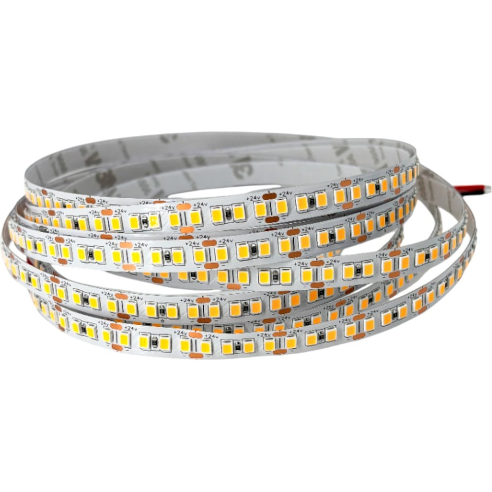 Изображение товара Светодиодная лента truEnergy 19W/m 3000K 24V IP20 белая 5м с клеммой