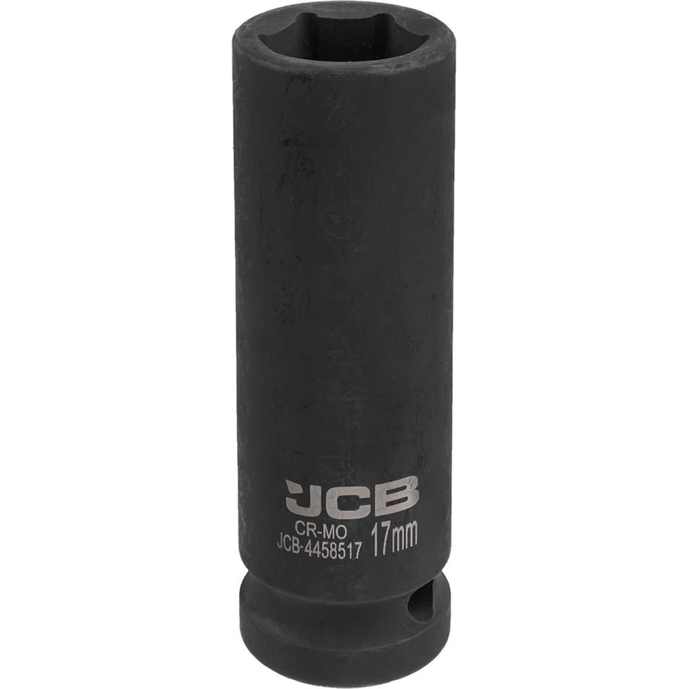 Изображение товара Головка ударная глубокая JCB 17мм 1/2 дюйма CrMo торцевая