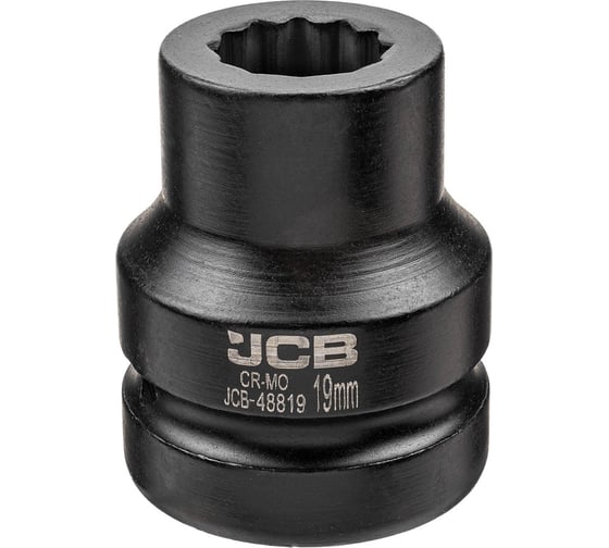 Изображение товара Головка ударная JCB 19мм (12гр.), 1 JCB-48819(62569)